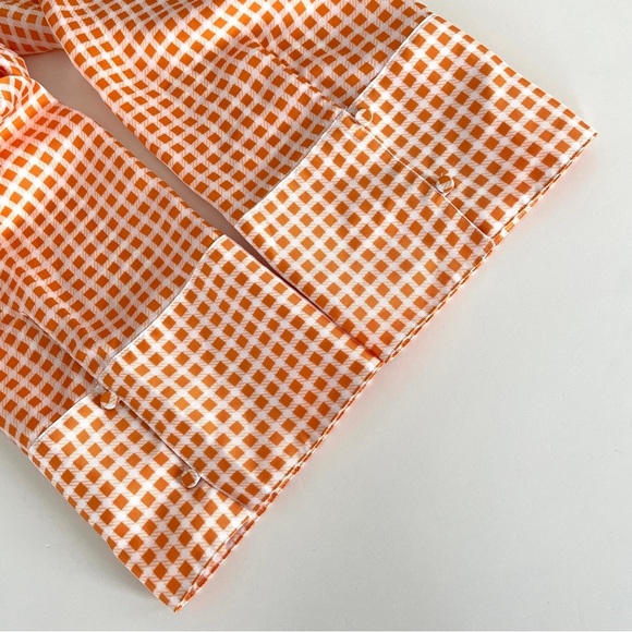Club Monaco Gingham Popover Pocket Shirt - Picture 9 of 10